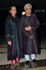 Shabana Azmi, Javed Akhtar at Screen Awards Nomination Party in J W Marriott, Mumbai on 7th Jan 2014